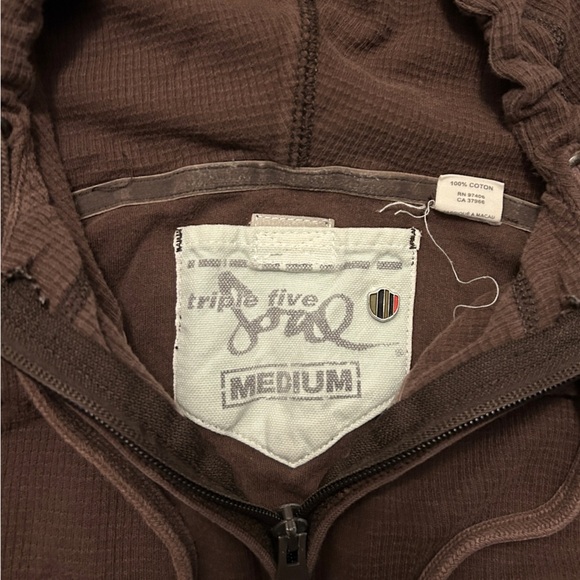 Triple Five Soul Full Zip Waffle Knit Hoodie - Picture 3 of 8